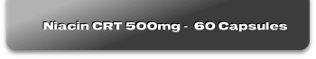 Niacin CRT 500mg -  60 Capsules