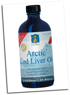 Artic Cod Liver Oil, 8 oz., Strawberry